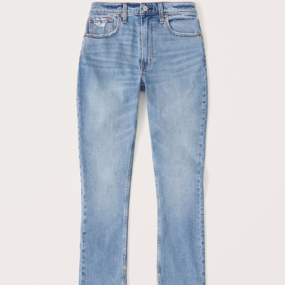 Abercrombie curve love high rise skinny jeans short